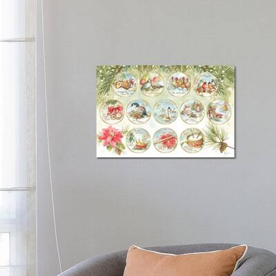 iCanvas "12 days of Christmas XIII" by Lisa Audit Canvas Print