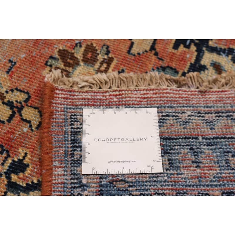 ECARPETGALLERY Hand-knotted Antalya Vintage Dark Copper Wool Rug - 8'7 x 12'10