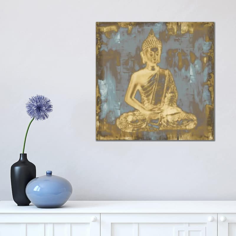 iCanvas "Meditating Buddha" by Tom Bray Canvas Print