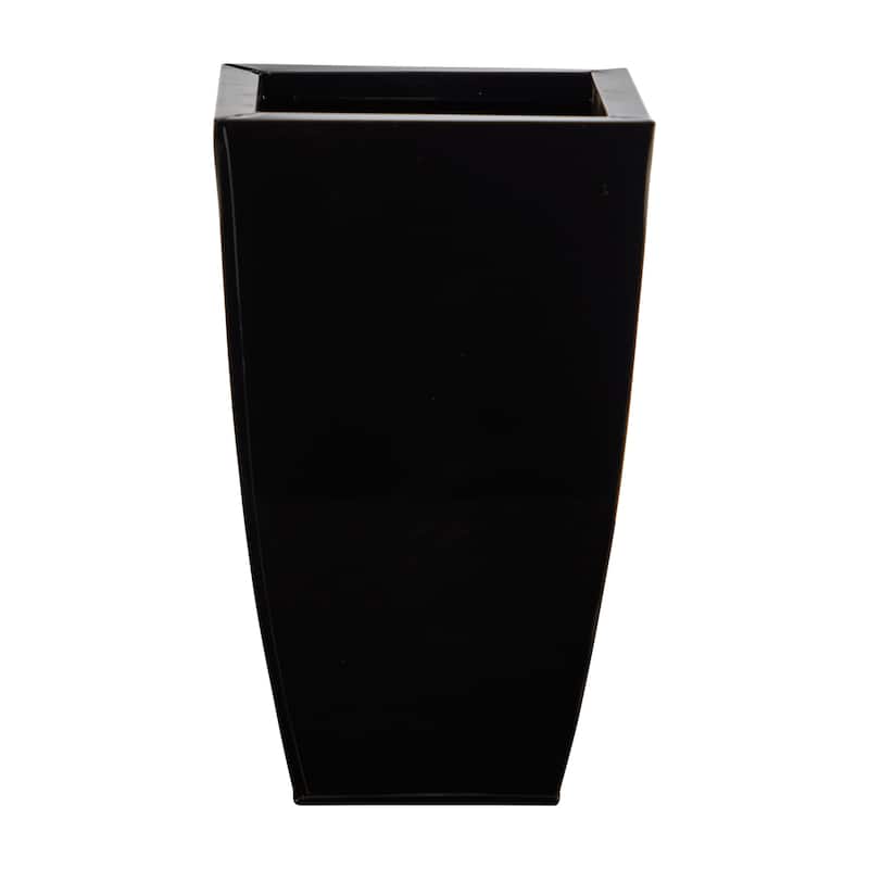 13" Tapered Square Metal Planter