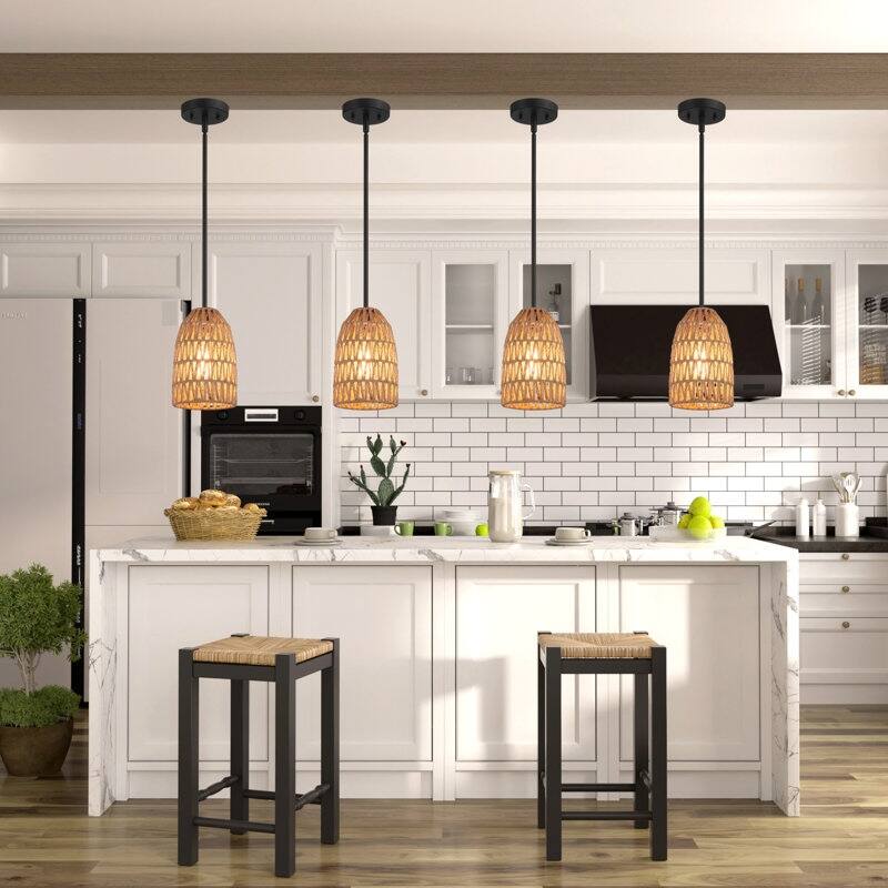 Acroma - 1 Light Rope Dimmable Single Dome Pendant