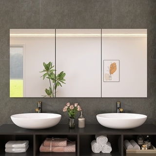 60 inch x 30 inch Rectangular Frameless Aluminum Surface Mount or ...