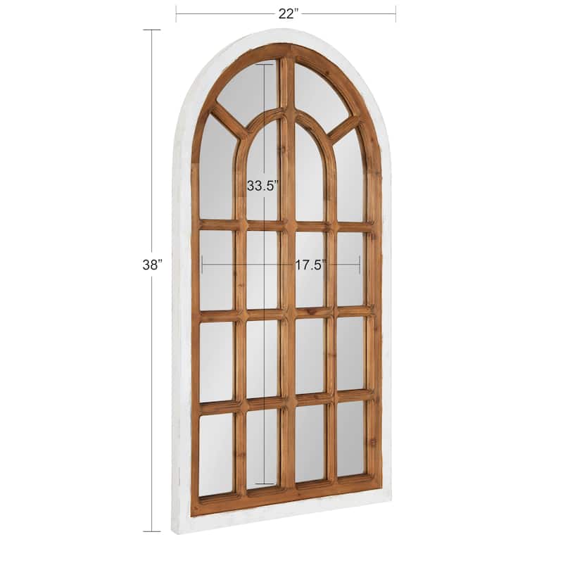 Kate and Laurel Boldmere Rustic Arch Wall Mirror