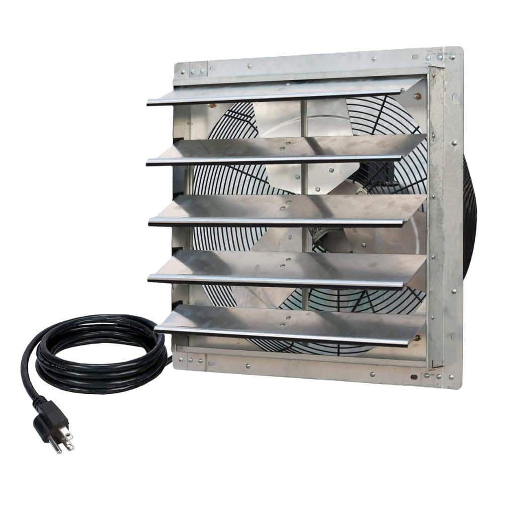 iLIVING 20-inch Variable Speed Shutter Wall-Mounted Exhaust Fan
