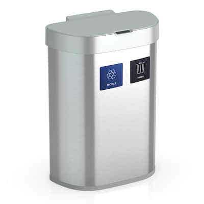 21 gal / 80 L Stainless Steel Motion Sensor Trash Can