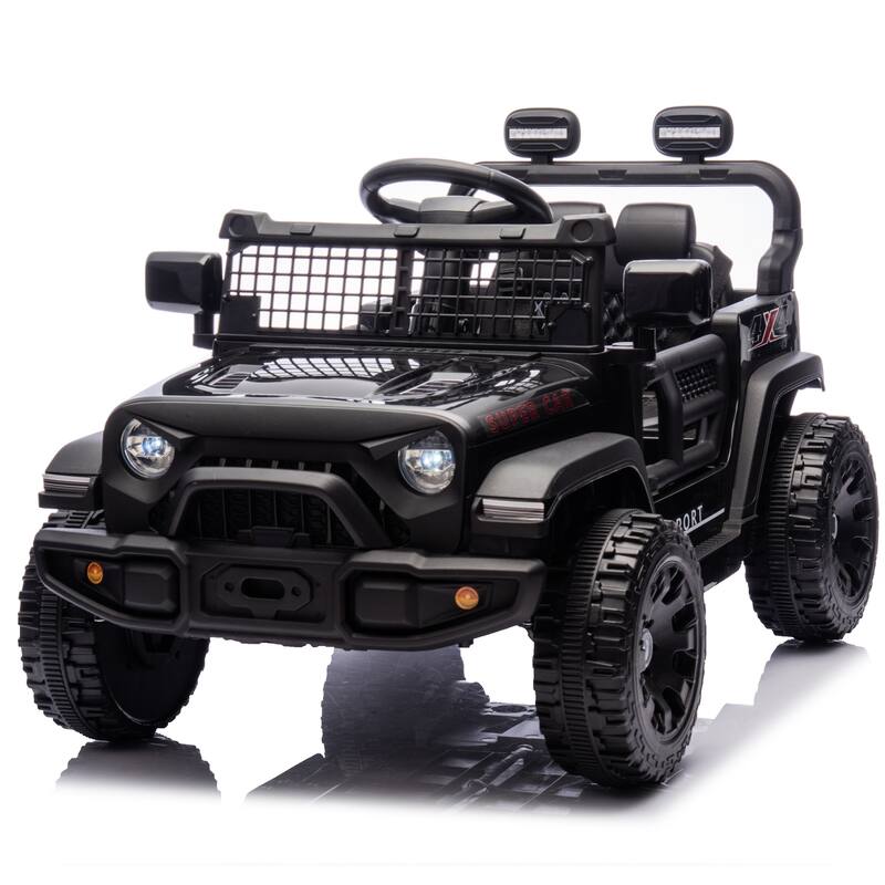 24V Kids Electric Ride-On Car with Remote Control, Ages 3+, 2WD & Bluetooth - Black