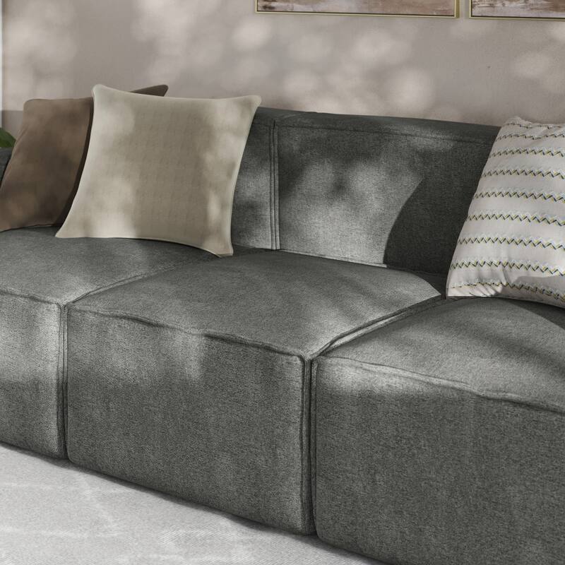 Contemporary Modular Sectional Sofa Armless Middle Chair