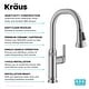 preview thumbnail 130 of 144, Kraus 2-Function 1-Handle 1-Hole Pulldown Sprayer Brass Kitchen Faucet