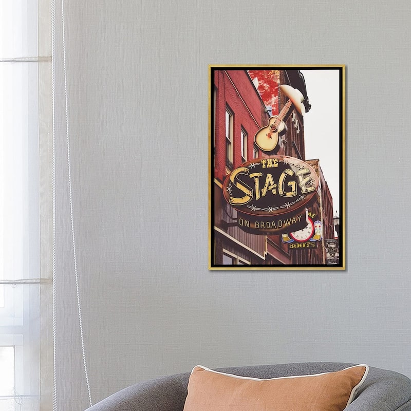 iCanvas "Nashville Neon IV" by Ann Hudec Framed Canvas Print