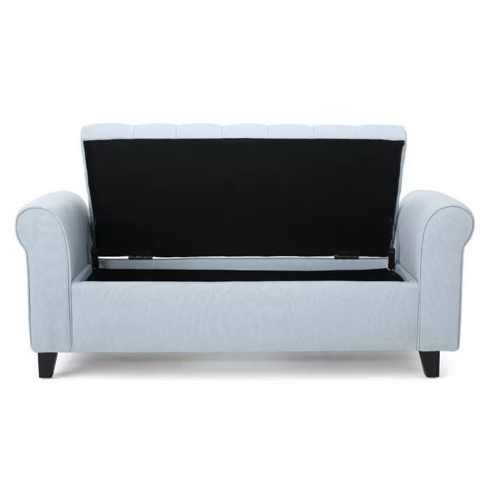 Hayes Armed Storage Bench