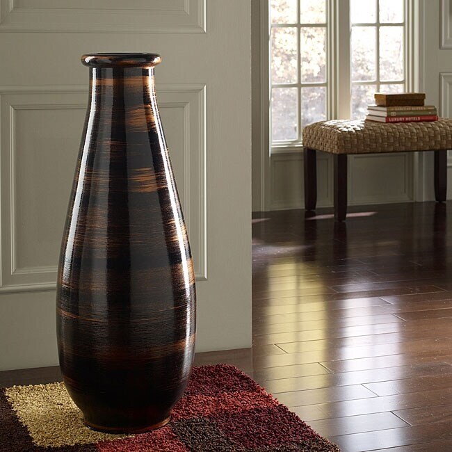 Copperworks Large Decorative Floor Vase Overstock 5548085