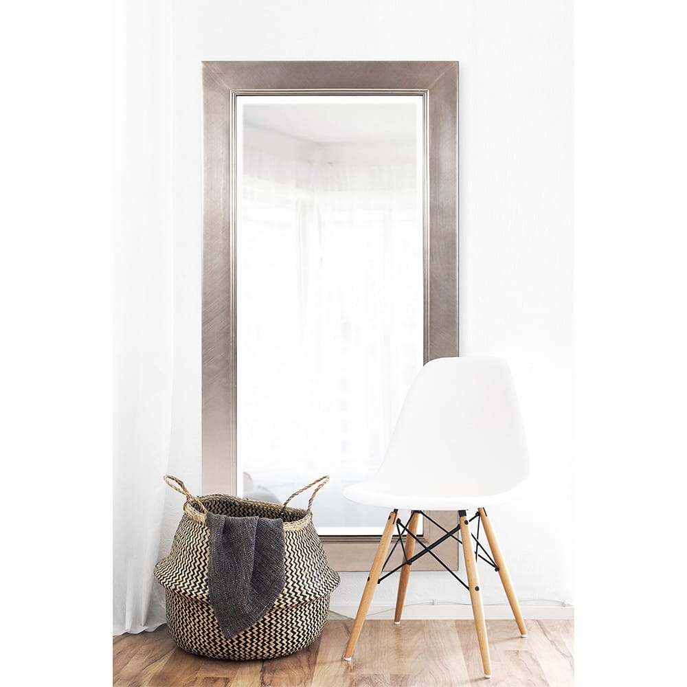 Allan Andrews Millennium Silver Large Mirror - Silver/Champagne - A