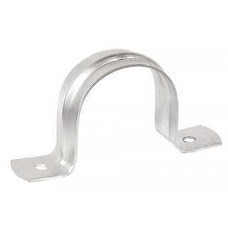 10 Pcs, EMT Two Hole Conduit Strap, 1-1/4 in., Zinc Plated Steel - Bed ...
