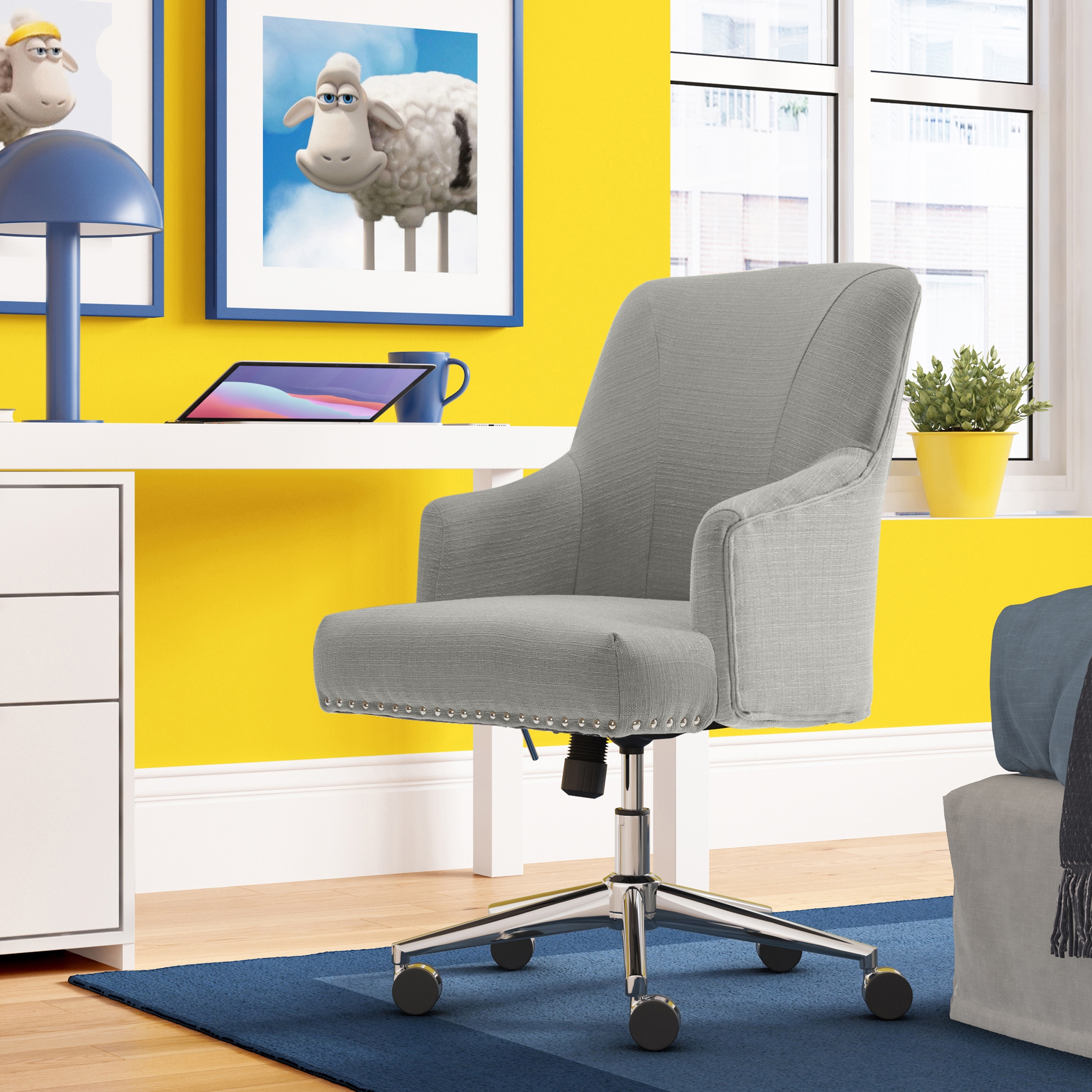 Serta leighton outlet task chair ivory