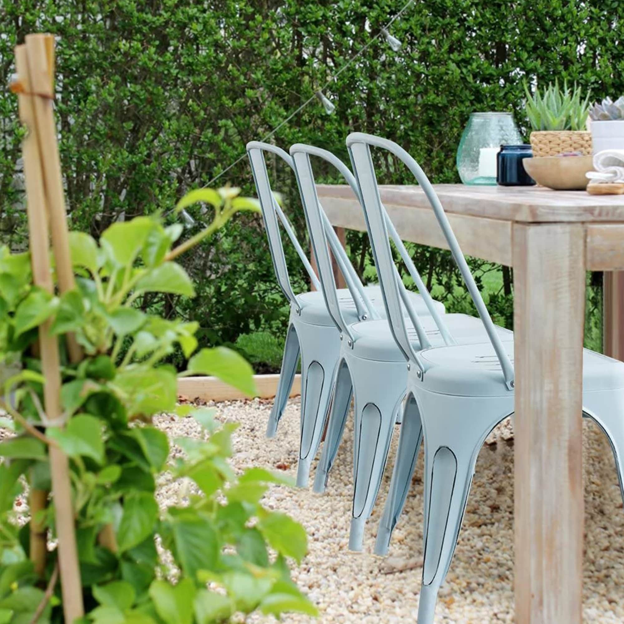 Metal farm hotsell chairs