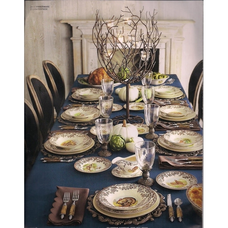 Spode Woodland Dinner Plate Dog Motif On Sale Bed Bath