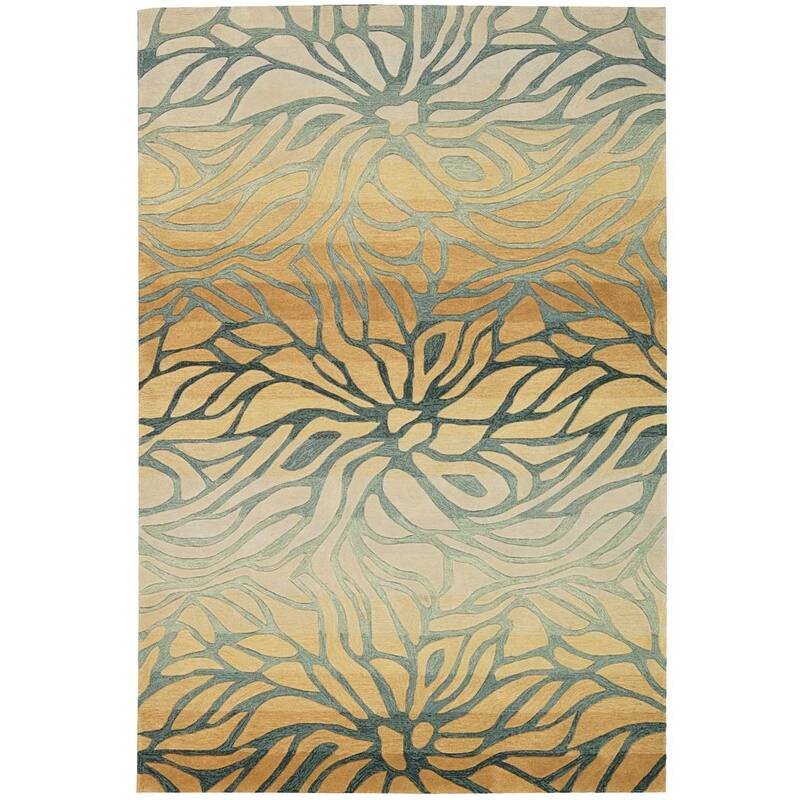 Capel Abstract Modern Stain Resistant Area Rug By HomeRoots