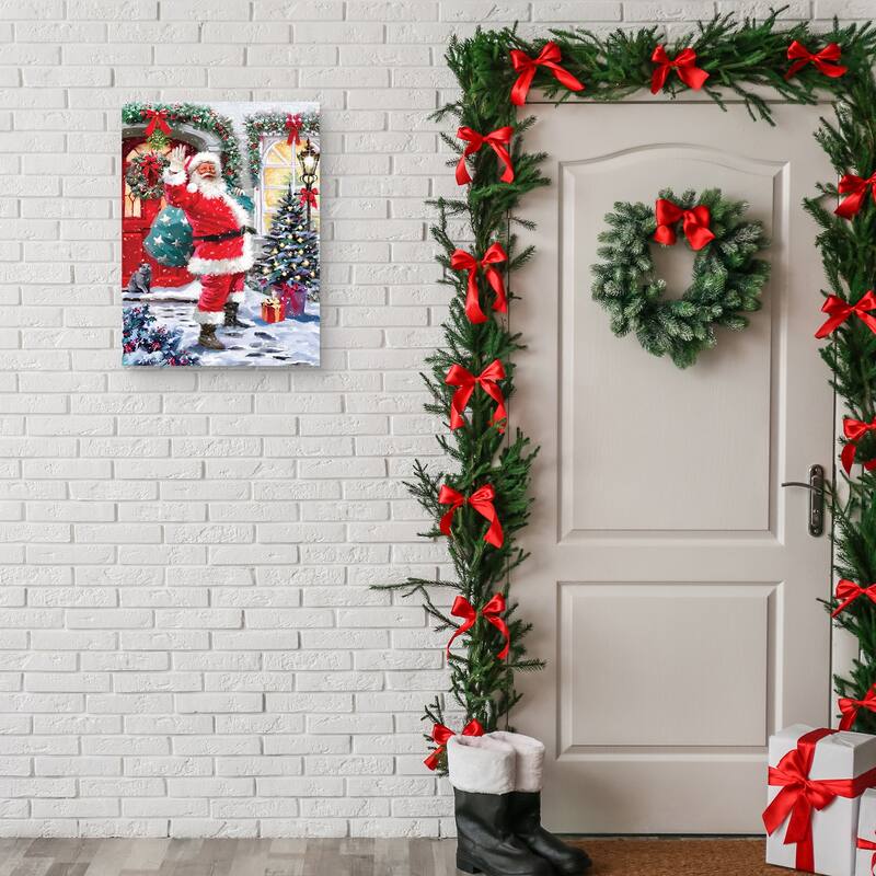 Santa 4 Canvas Art Print