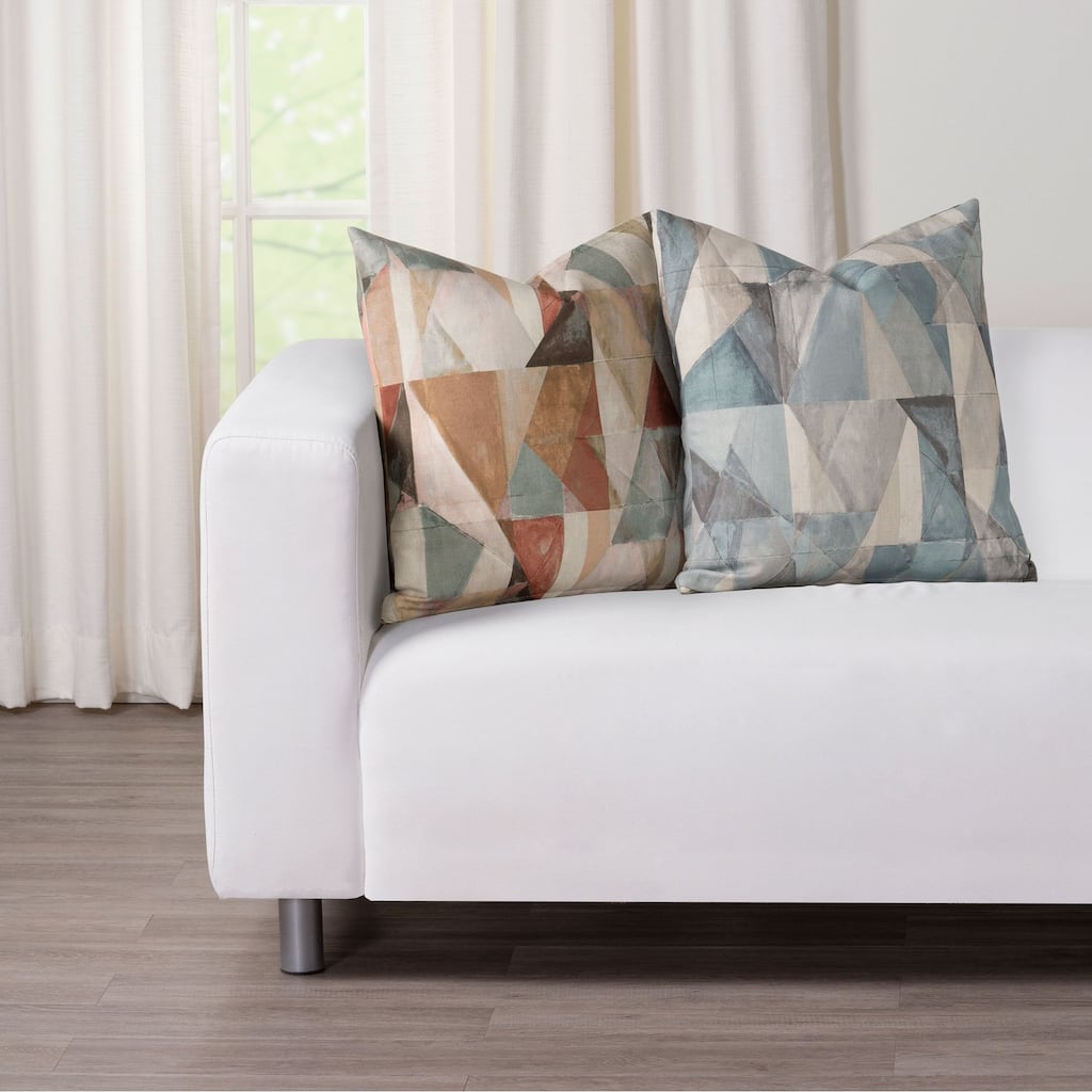 Siscovers Refraction Geometric Print Throw Pillow
