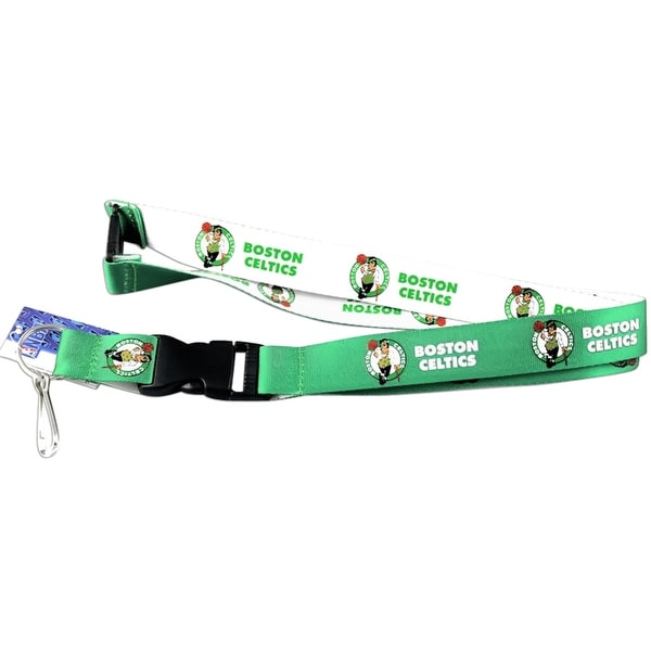 Nba Boston Celtics Reversible Clip Lanyard Keychain Id Ticket Holder