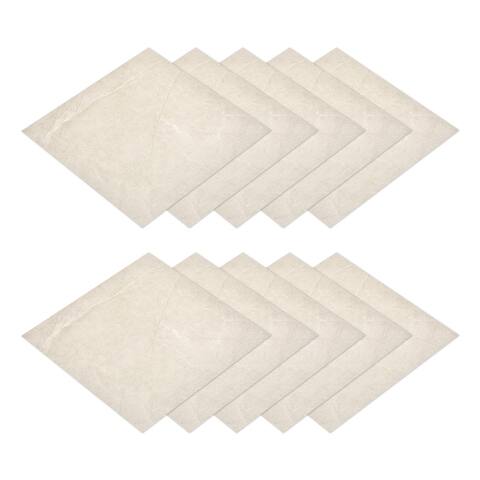 Peel and Stick Floor Tile, 10Pcs Thickened Frosted for Kitchen Bedroom