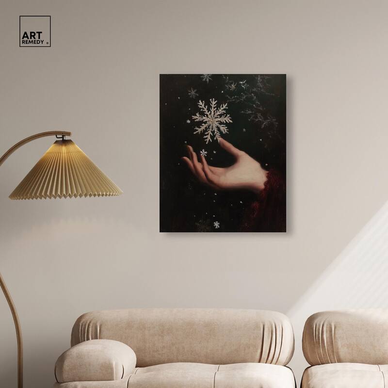Holding Winter Canvas by Art Remedy, Gallery Wrapped