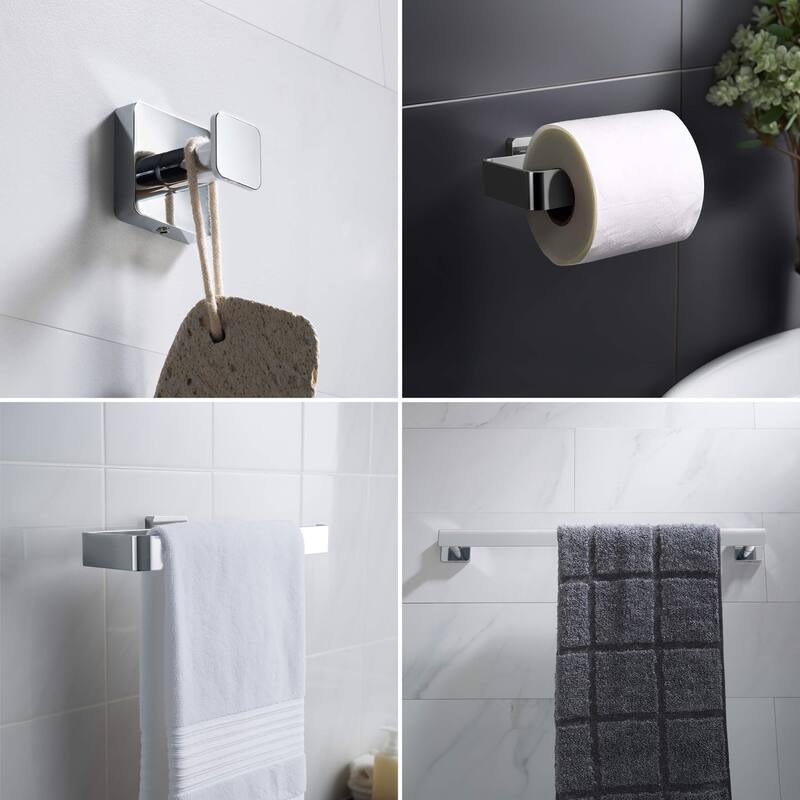 Blaze 4 Piece Bathroom Hardware Set