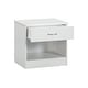 preview thumbnail 6 of 8, OS Home and Office Furniture Model 6002 One Drawer White Nightstand
