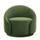 preview thumbnail 17 of 39, Velvet Boucle Upholstered Accent Chairs Swivel Barrel Chair (Set of 2)