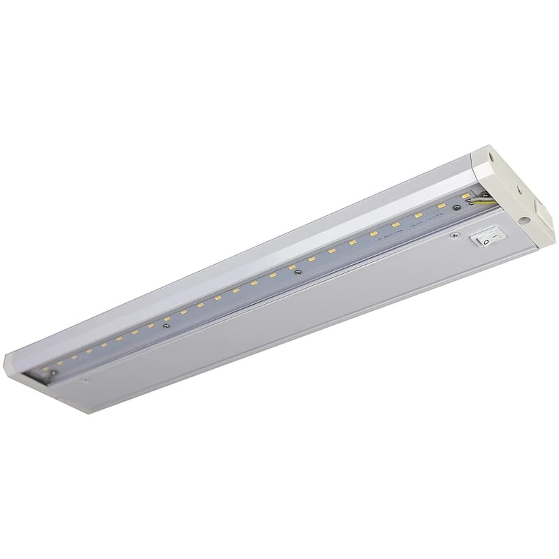 LED Under-Cabinet or Closet Lights - Dimmable, Direct Wire or Plug-in, 400-760 Lumens, 3000K Warm White, - 18in