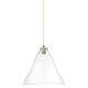 Option Brushed Brass / Clear