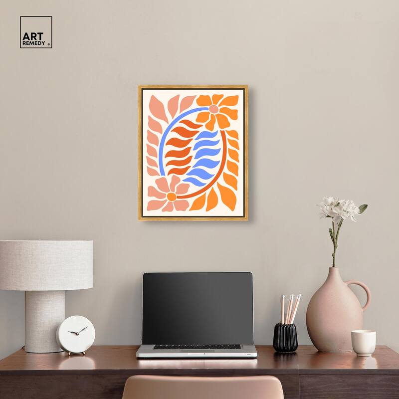 Floral Vine II Canvas by Art Remedy