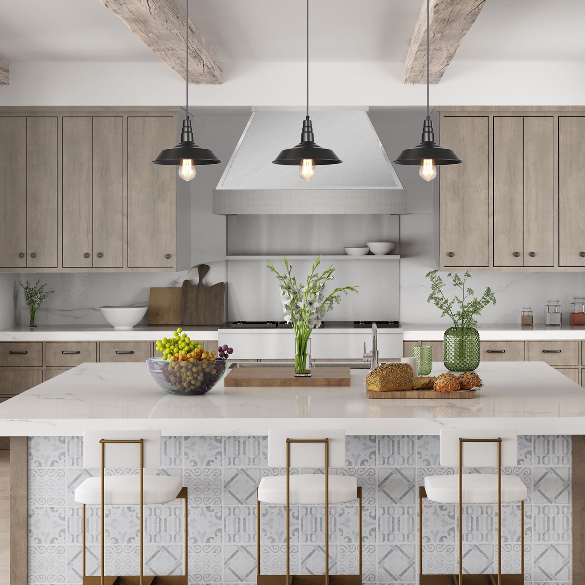 The Gray Barn Heavenly Winds 1-light Industrial Pendant Lights