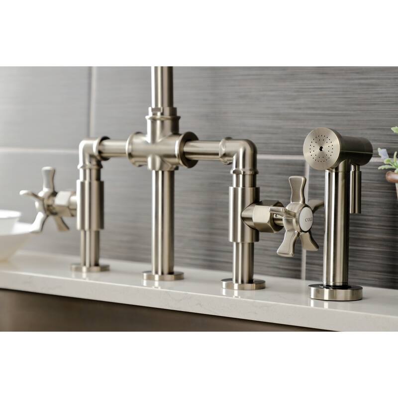 Kingston Brass Hamilton Bridge Kitchen Faucet