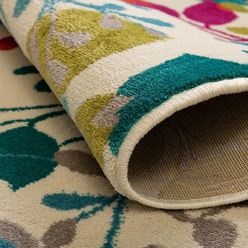 Contemporary Chorisia Collection Area Rug