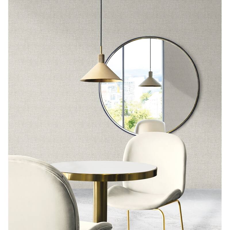 Seabrook Designs Aureline Faux Non-Woven Unpasted Wallpaper