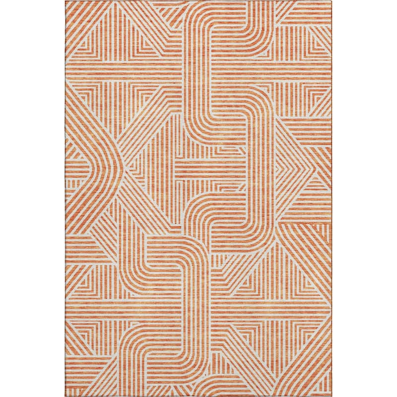 Premium Washable Super Soft Modern Geo Mayfield Rug