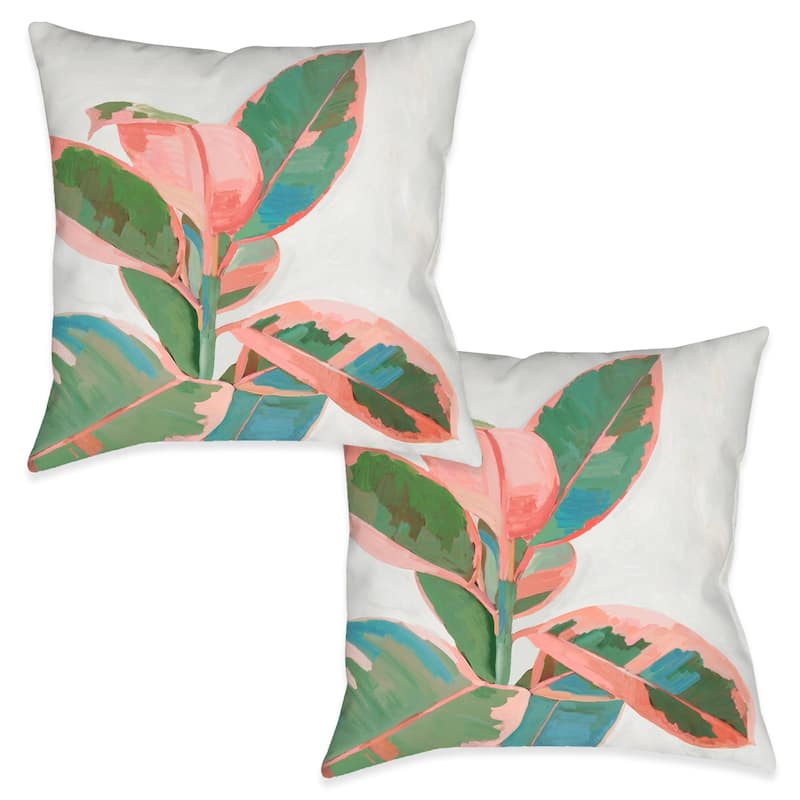 Laural Home Plant Life Outdoor Decorative Pillow