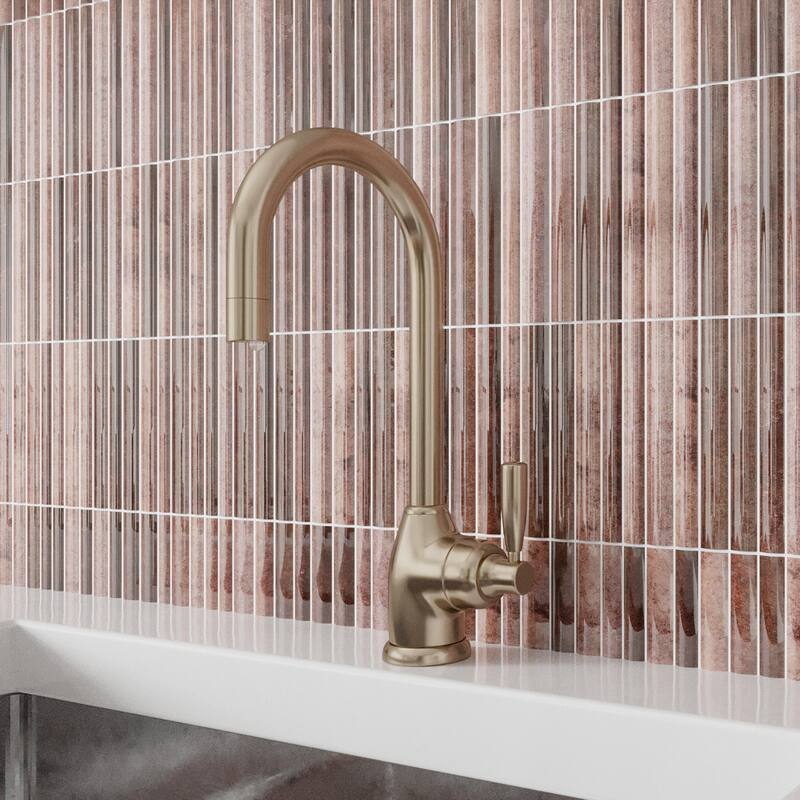 Merola Tile Rubik Garnet 5-7/8" x 11-3/4" Ceramic Wall Tile