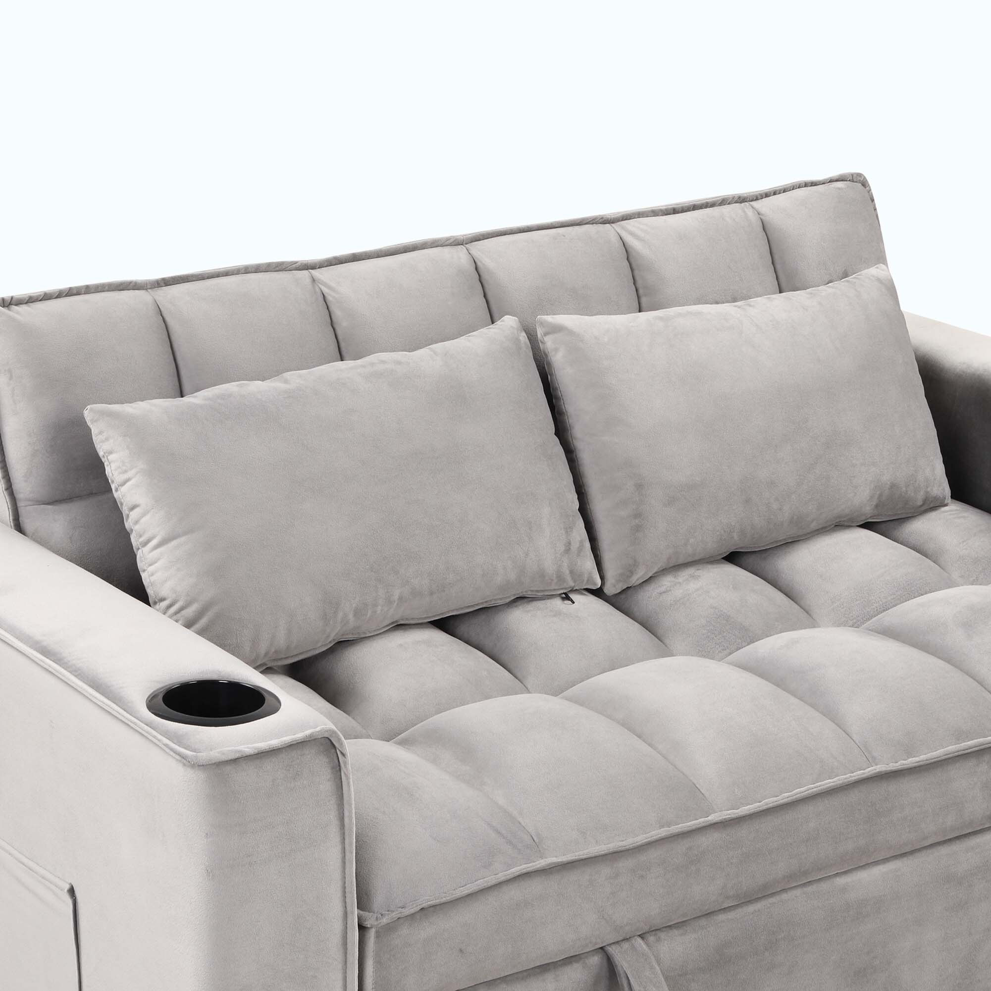 Evan 66.5 online convertible sofa