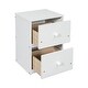 preview thumbnail 20 of 38, Twin Loft Wood Bed with Under-bed, Built-in Desk, a Storage Cabinet of 2 Drawers, Guardrails, Ladder