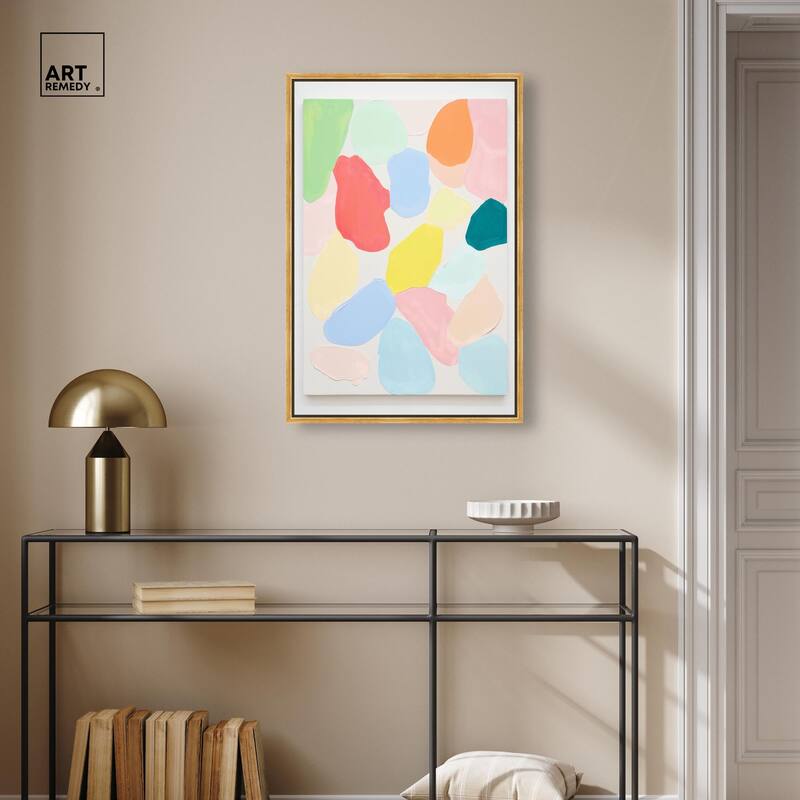 Sorbet Smudges II Canvas by Art Remedy