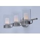 preview thumbnail 4 of 3, Mod 3-Light LED Vanity - satin nickel