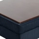 preview thumbnail 13 of 83, 31.78" W Oversized Square Upholstered Storage Ottoman with Wooden Tray
