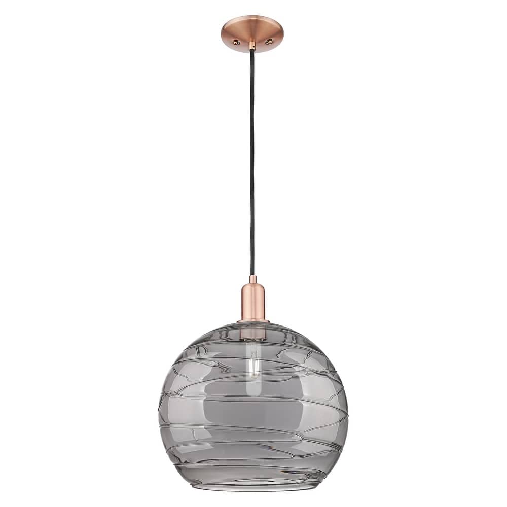 Innovations Lighting Endless Possibilities Arcadia - Athens Deco Swirl - 1 Light 14" Cord Hung Mini Pendant