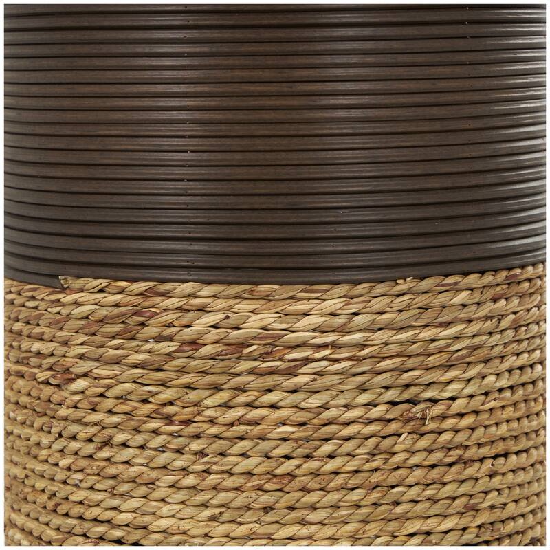 Seagrass Handmade Decorative Vase - Dark Brown - Roche River Decor