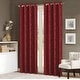 preview thumbnail 12 of 18, Soho Foil Print Window Curtain 90" Burgundy