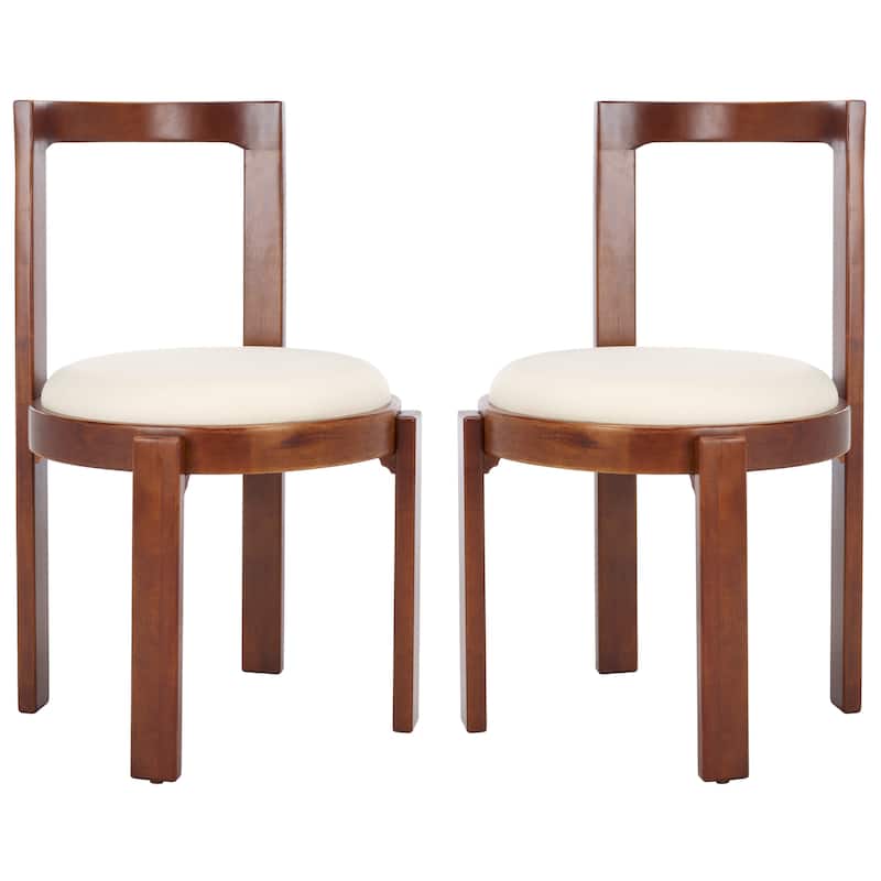 SAFAVIEH Home Estes 19-inch Round Dining Chair [SET of 2] - 20Wx21Dx33H