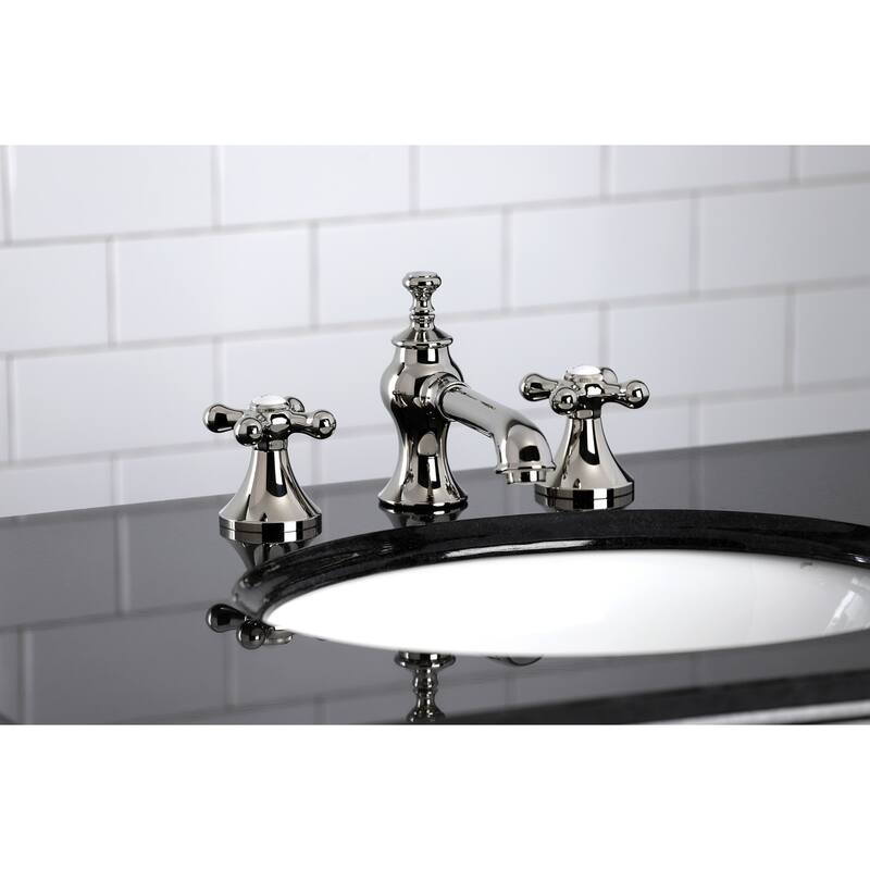 Kingston Brass Vintage 8 in. Widespread Bathroom Faucet - Polished Nickel