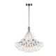 preview thumbnail 6 of 13, Contemporary Dimmable LED Cluster Glass Globe Chandelier - Chrome